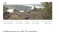 Desktop Screenshot of gamleby.se