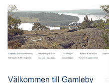 Tablet Screenshot of gamleby.se